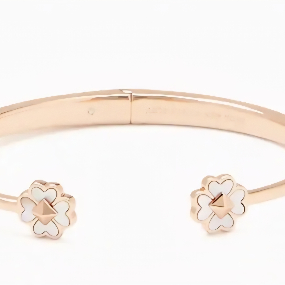 Kate Spade Spades & Studs Enamel Hinge Cuff